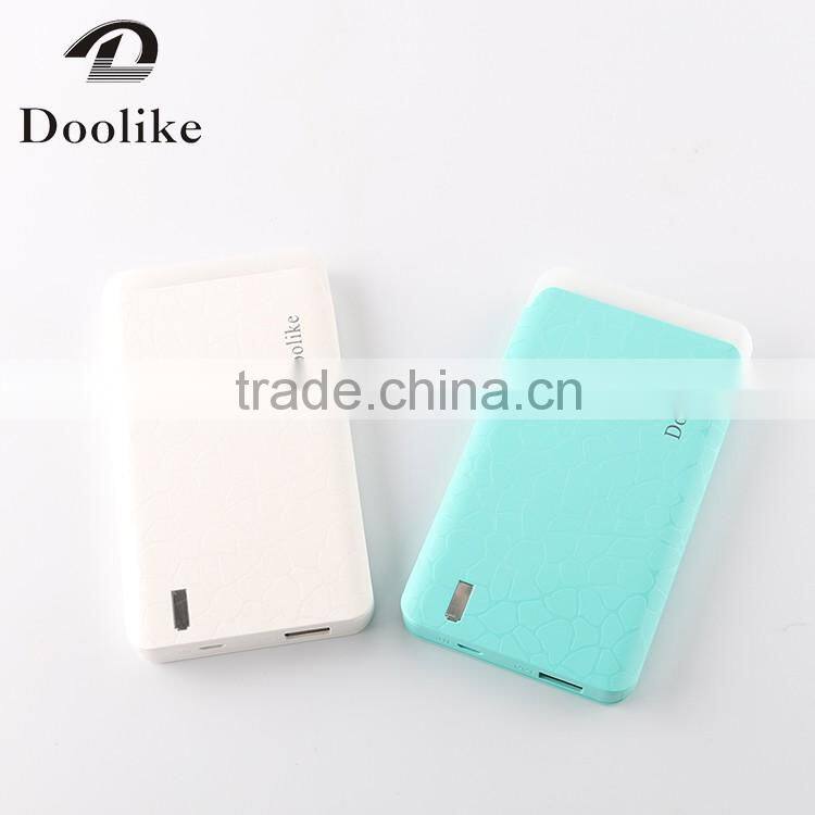 2016 newest 6000mah led torch light outdoor pocket power bank