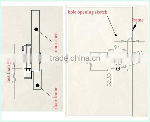 China lock and high quality electronic anti-theft security mechanical lock