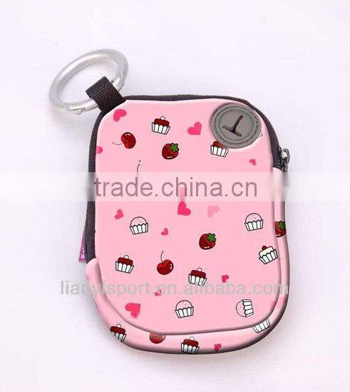 High quality custom neoprene coin bag