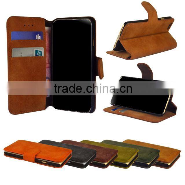 Suede Flip Leather Case,Book Leather Case For HTC ONE M8