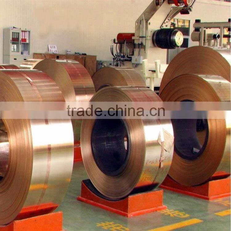 thin 0.25mm thick copper/brass foil strip/coils for tab washer Spacer