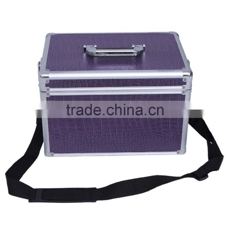 Trolley Cosmetic Case, pro Vanity Beauty Storage Suitcase