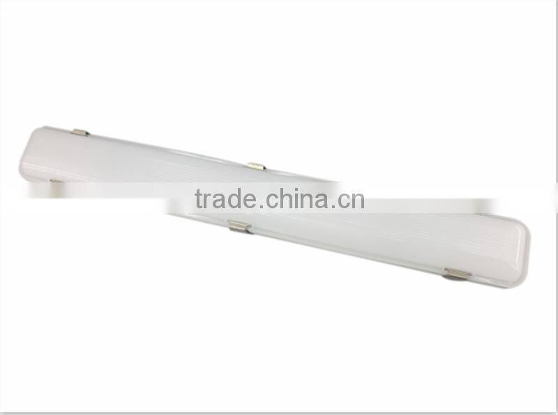dimmable 5ft 1500mm IP65 LED vapor tight light fixture with sensor and emergency kit