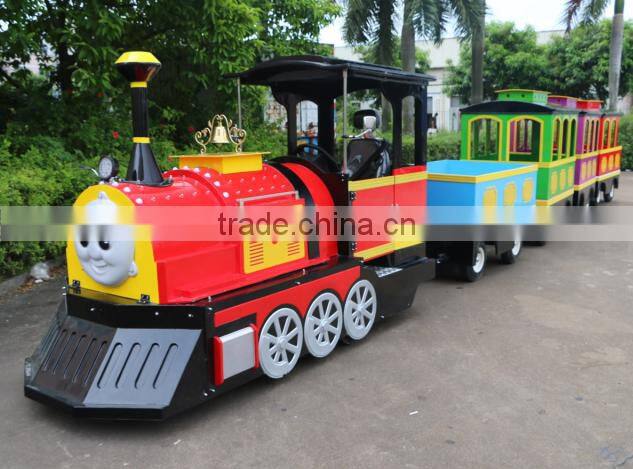 outdoor kids trackless train