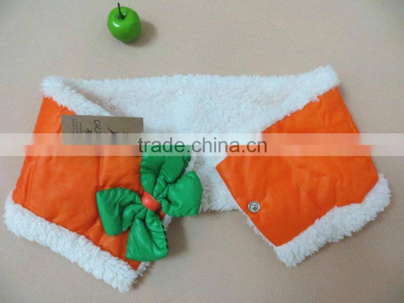 New product high quality winter warm children's lovely scarf with bowknot WJ-650