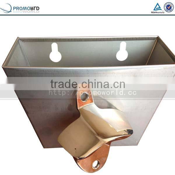 wholesale shinny custom wall mounted bottle opener