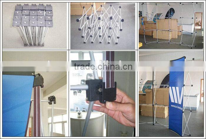 Outdoor Portable Curved Aluminium Exhibition Display Popup