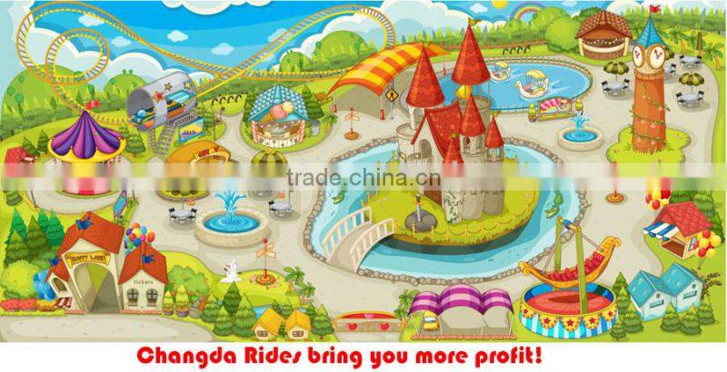 Chinese Style Trackless Tourist Train with Heavy Loading