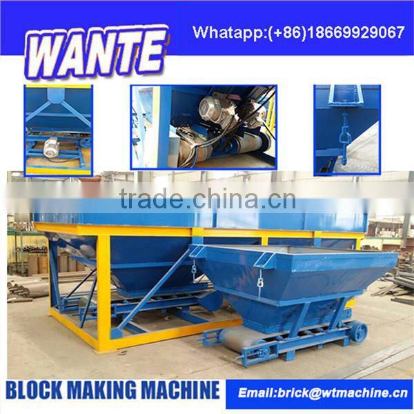 WANTE MACHINERY QT10-15 russia compressed earth brick block machine