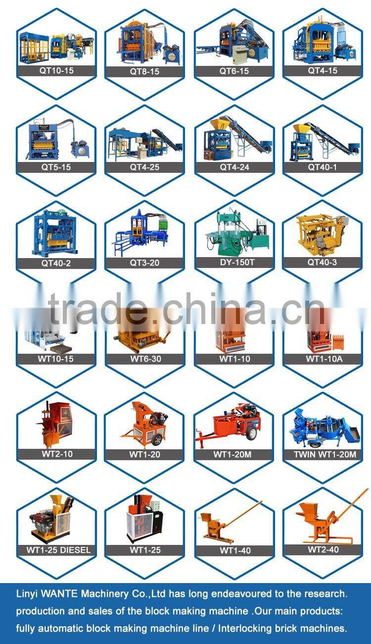 2016 DY150T colorful paver floor block making machine with good quality