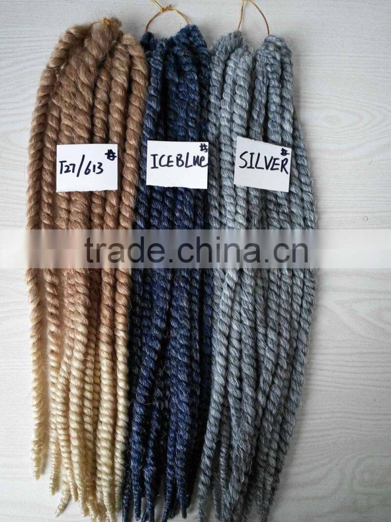 2016 New Premium Havana Mambo Twist Crochet Braid Hair Synthetic Crochet Braiding Hair Extension for Afro