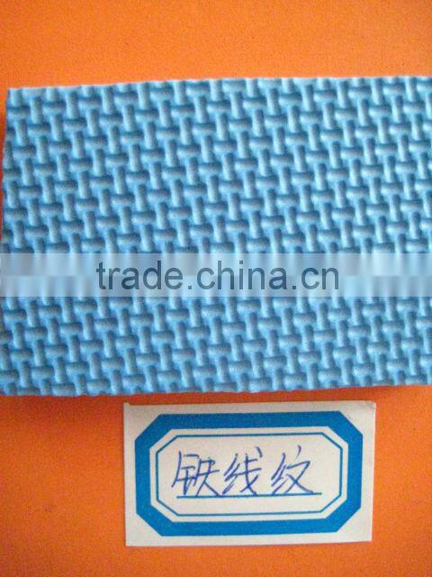 embossed customized size eva foam sheet insole material
