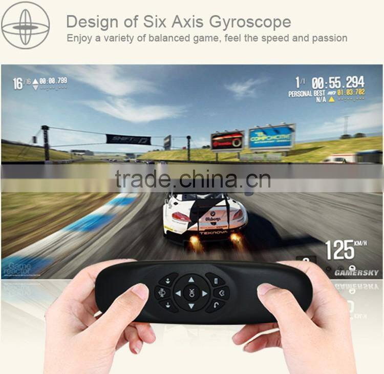 2016 Gleese 2.4G Mini Handheld Wireless Keyboard With Universal Remote Control For Android Smart TV