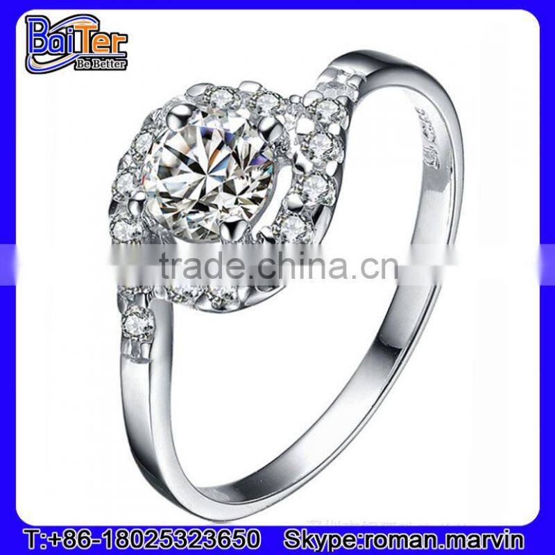 High Polished Stainless Steel Gold Enamel Ring With The Enamel