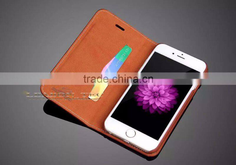 2016 New arrival mobile phone case for iphone 6,for iphone 6 case leather, for iphone 6 cover genuine leather