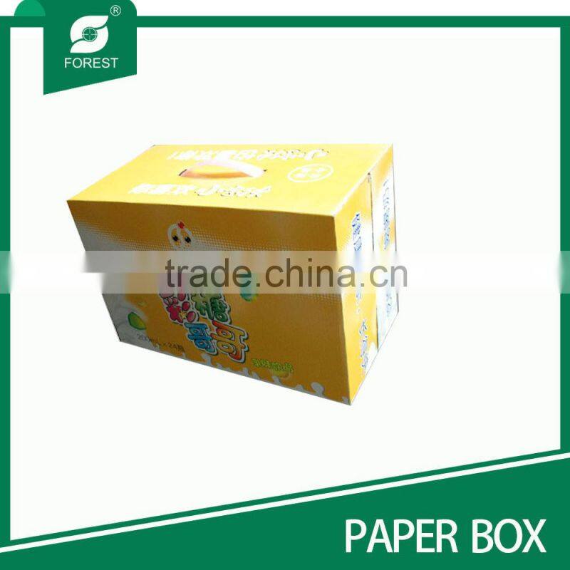 Customized milk paper packaging box