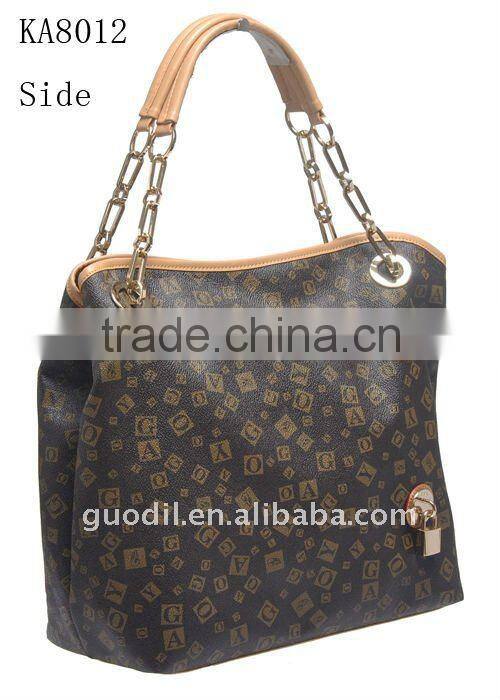 2012 the NEWEST and fashion lady PVC handbags in classical design