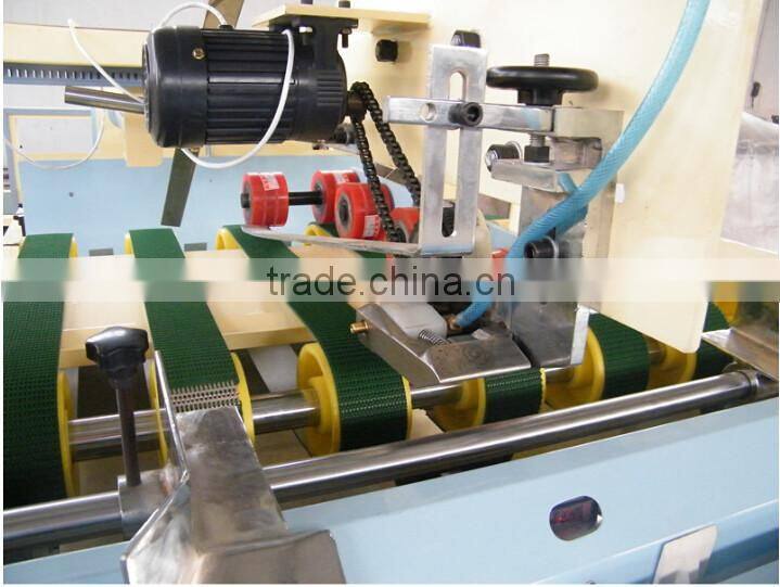 corrugated cardboard folding gluing machine in China