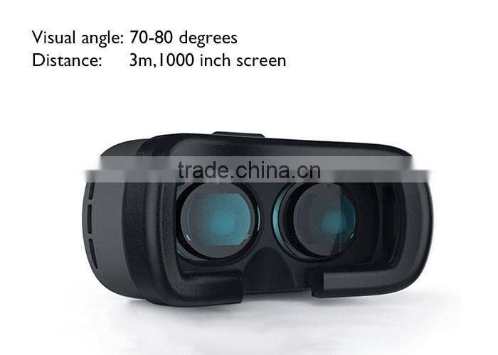 HC-V2 best selling high quality HD 3d vr headset glasses box for different phones