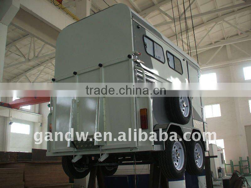 Fibreglass roof Horse float 2 horse carriage Camping float