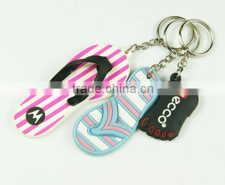 wholesale top selling 3D soft pvc car keychain