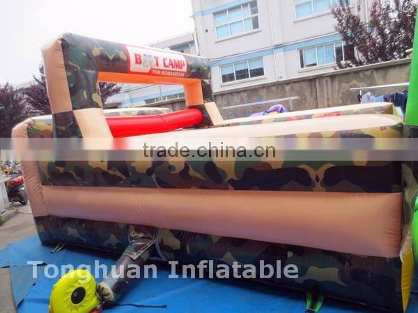 Boot camp inflatable obstacle course, inflatable army track obstacle
