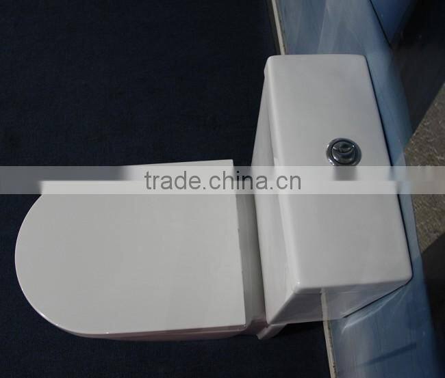 YJ9113 Bathroom Ceramics P-trap Two pcs toilet /WC/Water closet