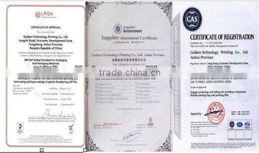 Dog treats plastic bag with hook hole