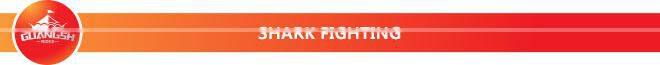 Cool ! Park water amusement rides for sale Shark Fighting Island rotary shark water gun funny