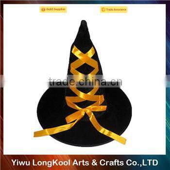Top quality halloween cosplay witch hat low moq party hat felt witch hat
