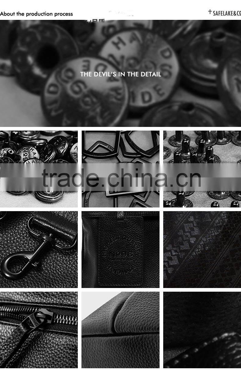 leather men's business handbags