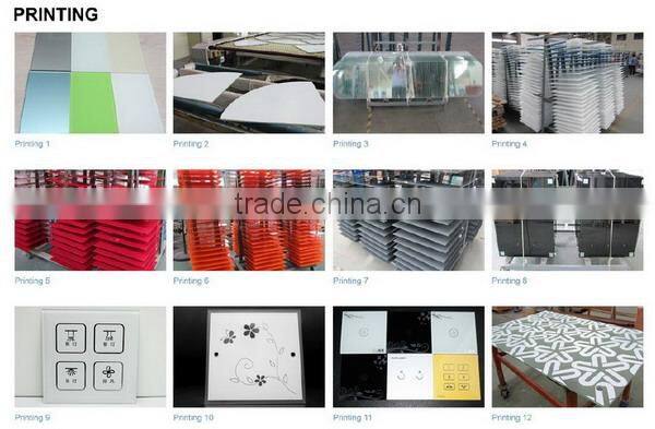 color printing table glass