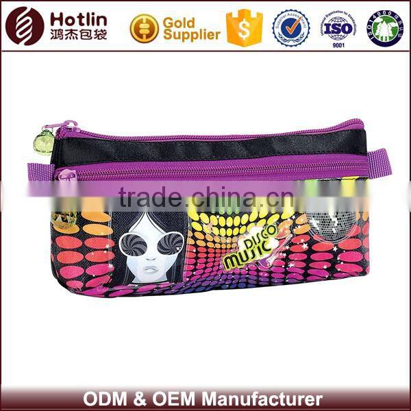 Beautiful neoprene pencil case for girl