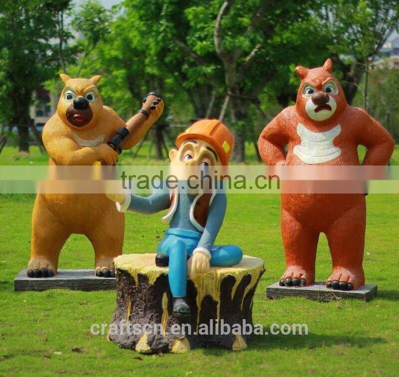 magnesia material decorative garden statue with large size