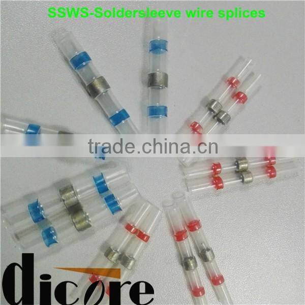 Dicore heat shrink solder crimp connectors