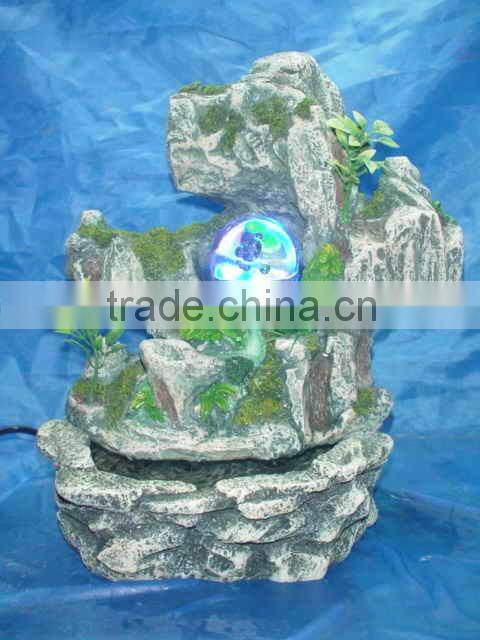 Resin Dolphin Water Fountain for Garden Decoration