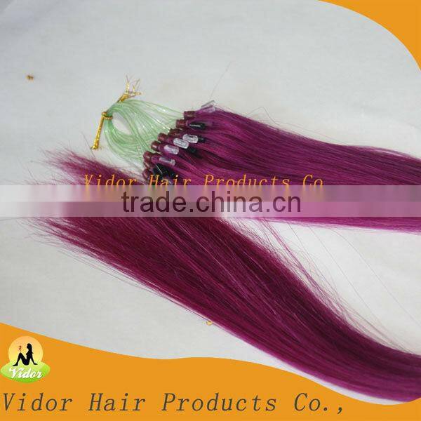 Hot selling Top Quality Indian Remy Mirco Ring Loop Hair Extension