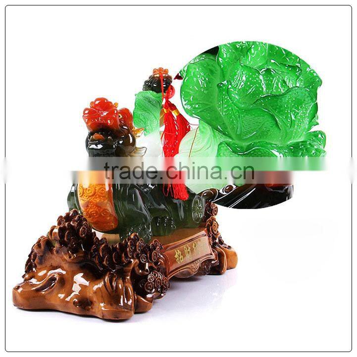 Jade color Resin Pi Sou , fengshui pixiu statue hot sales