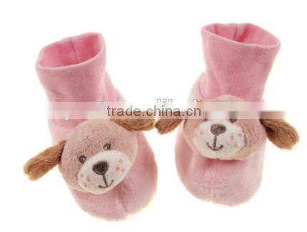 wholesale rabbit shape baby plush shoes / OEM factory with ICTI audit baby shoes