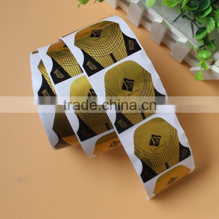 500Pcs Nail Art Tips Extension Forms Paper Nail Forms Nail Art Tool