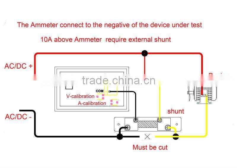 Digital ammeter and voltmeter DC0-100V 0-100A