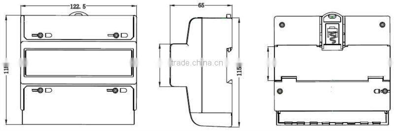 Static Three Phase Energy China Meter