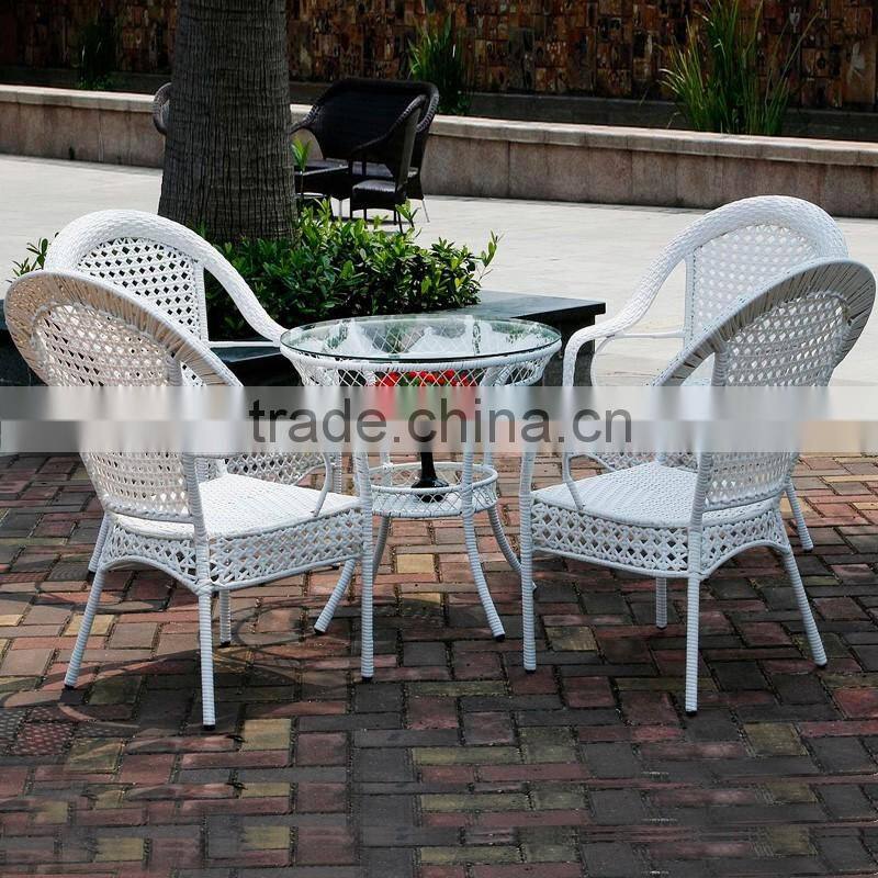 outdoor aluminum furniture nice quality elegant leisure rattan wicker garden set YPS007