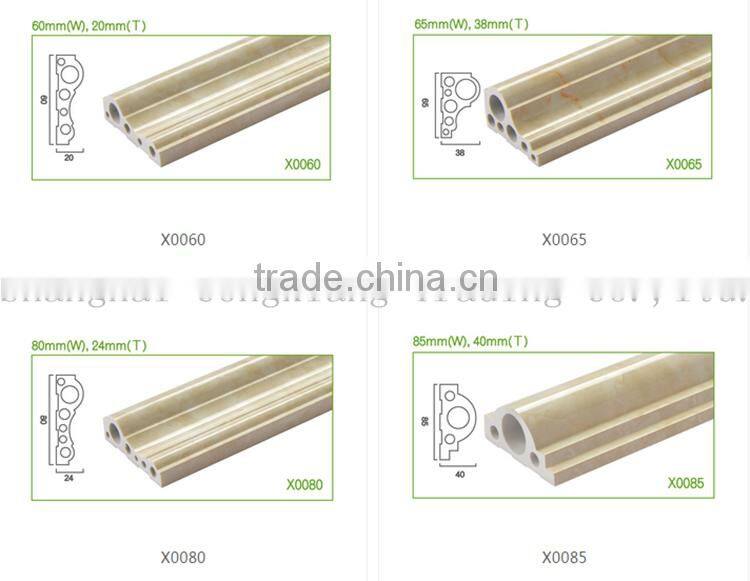 China made Shanghai good supplier of pvc marble panel