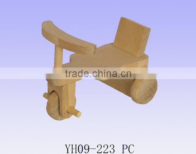 BIRCH WOOD TOY CAR/WOODEN TOY PLANE