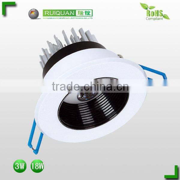 3W pure aluminum heat sink led ceiling lamp enclosure