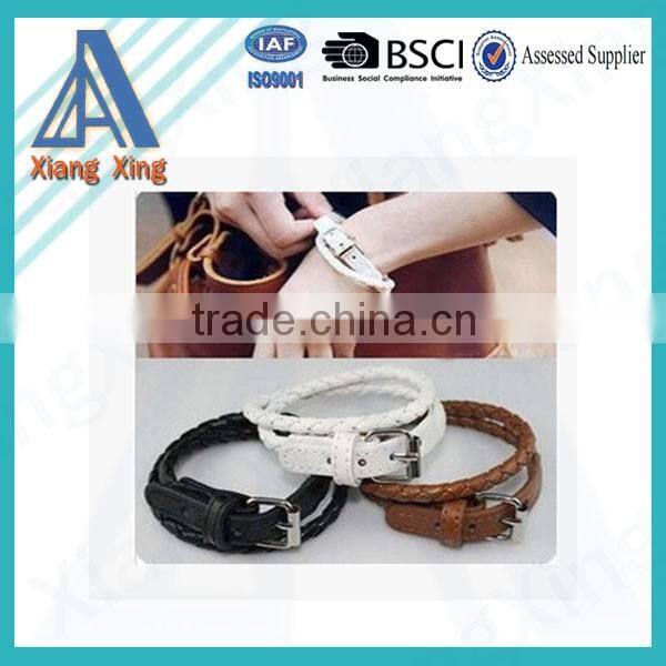 Wholesale Leather Jewelry Adjustable Pu Leather Bracelet