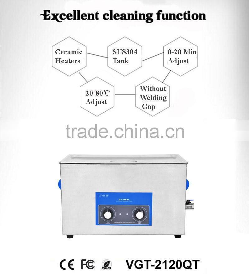 GT SONIC VGT-2120QT 20L dental ultrasonic cleaning machine ultrasonic sterilizing cleaner