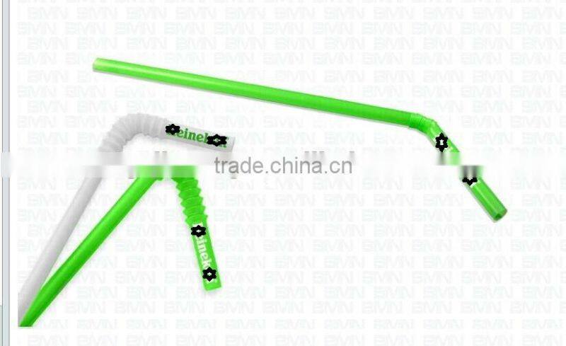 Disposable straws with different design drinking straws custom logo