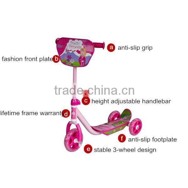 kids pedal kick scooter